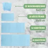 Frottier Handtuch-Set, 4X Handtücher, 2X Duschtücher, 2X Produktbild-Vorschau 2