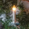 esotec Solar Weihnachtsbaum Lichterkette mit 20 Kerzen Produktbild-Vorschau 7