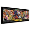 Pop Art Comic Collage Stars Duck Leinwandbild Wandbild Produktbild-Vorschau 1