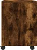 vidaXL Pojízdná skříň na dokumenty s kolečky Smoked Oak Náhled obrázku produktu 5