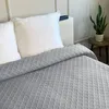 Narzuta Ma Łóżko Kapa Pled Parla 3D Szara 220x240 cm Podgląd zdjęcia produktu 2