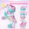 Pattini a rotelle COSTWAY Rainbow per bambini, regolabili Anteprima dell’immagine prodotto 5