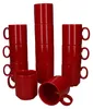 12er Set Event Kaffeebecher 250ml rot Porzellan-Tassen Produktbild-Vorschau 2