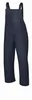 A full-body view of navy blue unisex rain pants with suspenders against a white background. Anteprima dell’immagine prodotto