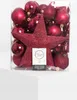 Weihnachtskugeln mit Christbaumstern Kunststoff 33er Set - Produktbild-Vorschau 4