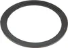 A black rubber gasket with ribbed texture is shown against a white background. Produktbild-Vorschau