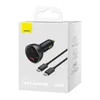 Ładowarka samochodowa Baseus Digital Display USB-A / USB-C Podgląd zdjęcia produktu 7