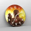 Wanduhr - Rund - Glasuhr - Buddha Stein Sonnenuntergang - Produktbild-Vorschau 4