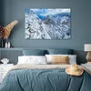 MuchoWow® Poster Mit dem Zug durch die Winterlandschaft der Produktbild-Vorschau 4