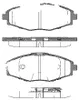 TRISCAN Bremsbeläge Bremsklötze VORNE 8110 21002 Produktbild-Vorschau 2