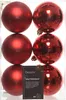 Decoris Palline Di Natale Infrangibili Rosse Lucide E Anteprima dell’immagine prodotto 1
