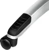 A close-up view of a black caster wheel and part of the silver arm of an office chair. Náhled obrázku produktu