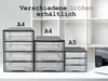 Hausfelder Schubladenbox A6, Box mit 3 Schubladen, Produktbild-Vorschau 6
