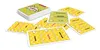 A stack of cards and several scattered cards from a party game are arranged on a white surface. Produktbild-Vorschau
