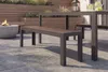riess-ambiente Moderne Gartenbank DESIGNO 180cm dunkelbraun Produktbild-Vorschau 6