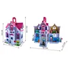 Puppenhaus Holz Klappbar 23x38x28,5cm Bunt Tragbar Zubehör Produktbild-Vorschau 2
