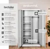 Vestiaire métallique comprenant 6 casiers et 1 penderie Voir les images du produit 2