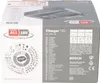 The image shows the retail packaging of a Bosch battery charger. Náhled obrázku produktu