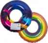 Aufblasbarer Schwimmring 2er Set 90cm Pride Regenbogen Produktbild-Vorschau 1