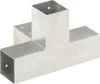 vidaXL Connettore per pali 4 pz. Forma a X in metallo Anteprima dell’immagine prodotto 4