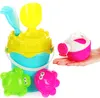 COM-FOUR® 7-teiliges Strandspielzeug-Set - Sandspielzeug Produktbild-Vorschau 2