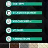 novely® ALPEN Velours-Polsterstoff 3-lagig gesteppt - Produktbild-Vorschau 2