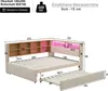 MODFU Rozkládací postel 90×200 cm, Multifunkční rozkládací Náhled obrázku produktu 6