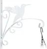 Relaxdays Blumenampel Halterung, Vogel, Wandmontage, HBT: Produktbild-Vorschau 1