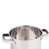 Topf 2L Edelstahl 18 cm Kochtopf Suppentopf Induktion Produktbild-Vorschau 3