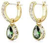 SWAROVSKI Damen Drop-Ohrringe Grün CHROMA:PE MINI HOOP Produktbild-Vorschau 3