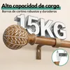 Elzusha - Szyna do zasłon teleskopowa, 80-365 cm, średnica Podgląd zdjęcia produktu 4