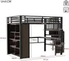 Letto a castello Merax 140x200 cm, letto a soppalco con Anteprima dell’immagine prodotto 6