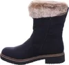 Rieker Scarpe Donna Stivali Foderato Stivali Invernali Nero Anteprima dell’immagine prodotto 3