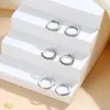 3 paires de créoles Ohrringe Silber 925 Damen 14K Gold Voir les images du produit 7