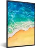 MuchoWow® MuchoWow® Gerahmtes Poster Meer - Golf - Strand Produktbild-Vorschau 1