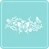 Aufkleber - Autoaufkleber "Butterfly Rankelement" 40cm x Produktbild-Vorschau 2