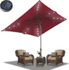 TolleTour Sonnenschirm Ø300x200cm mit LED, UV-Schutz, Produktbild-Vorschau 1