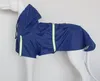 Großer Hund Regenmantel Cape-Stil Reflektierende Streifen Produktbild-Vorschau 1