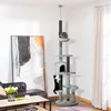 PawHut tiragraffi a soffitto, albero per gatti, tiragraffi Anteprima dell’immagine prodotto 2