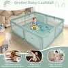 Baby Laufstall 200x180 cm mit Bällen, Griffen & Tür Produktbild-Vorschau 3