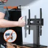 VEVOR TV stojan s kolečky Univerzální 615-670 mm Náhled obrázku produktu 5