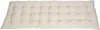 A beige, tufted cushion for a bench or sofa, shown from a slightly elevated angle against a white background. Produktbild-Vorschau