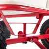 Chariot de transport bois max. 180kg rouge 4 roues Voir les images du produit 5