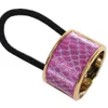 Kompakter Glitzernder Pinker Haarring, ca. 2,9 cm Produktbild-Vorschau 2