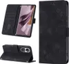 Hülle für OPPO Reno10 /Reno10 Pro Prägung Flip Leder Produktbild-Vorschau 1