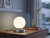 Kleine Tischlampe mit Glaskugel Weiß Ø12cm - LED per Touch Produktbild-Vorschau 8