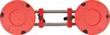 Doppel Saugnapfhalter 150mm Handpumpe Gummisauger Produktbild-Vorschau 6