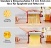 3in1 Edelstahl Nudelmaschine Pasta Maker mit 2 Klingen und Produktbild-Vorschau 2