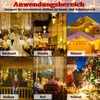 UISEBRT 10m 400 LEDs LED Lichtervorhang Warmweiß mit 8 Produktbild-Vorschau 7