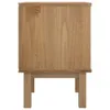 vidaXL Table de nuit OTTA Marron & Gris 45x39x57 cm Pin Voir les images du produit 9